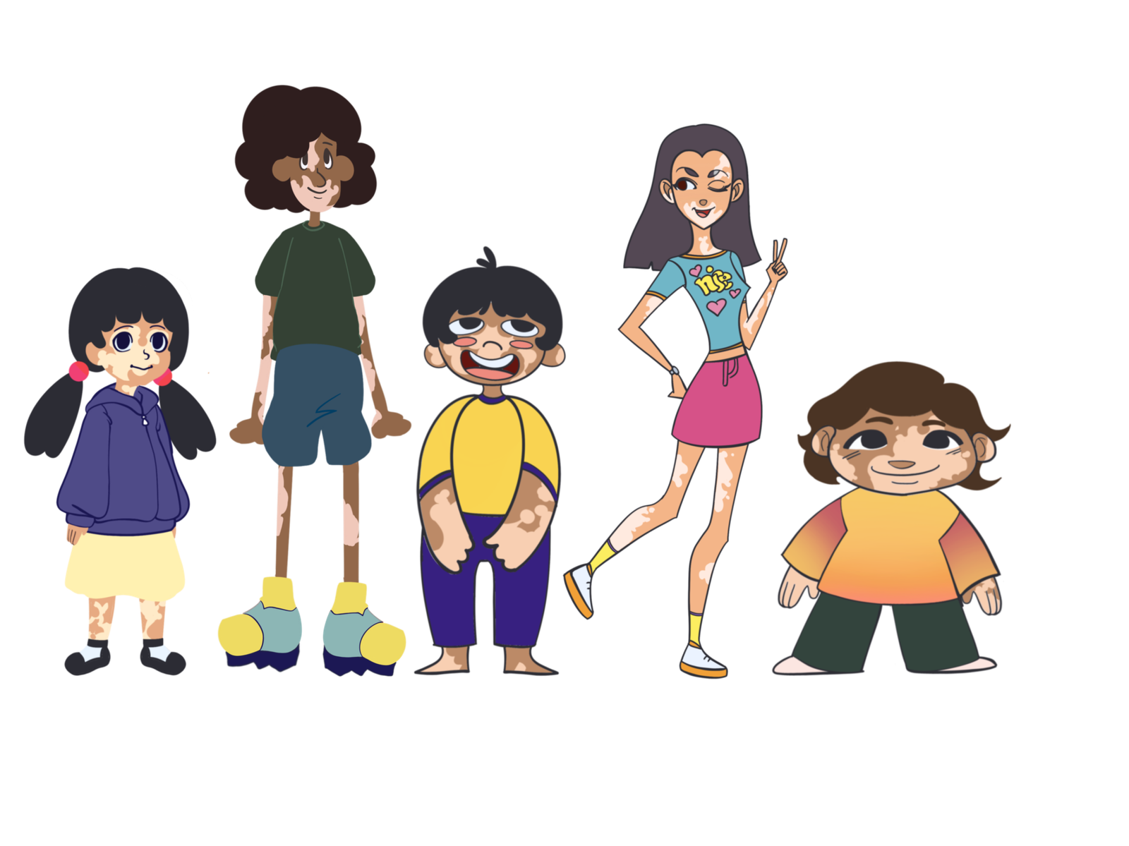 The Mosaic Skin Project Character Lineup